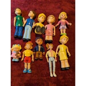 Vintage Little Tikes Dollhouse People Family Figures Mom Dad Sons Lot